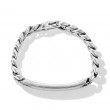 Curb Chain ID Bracelet in Sterling Silver