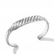 Sculpted Cable Contour Bracelet in Sterling Silver, 12.9mm