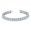 26.49 Carat Radiant Cut Diamond Bracelet