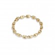 Lucia Yellow Gold Small Link Bracelet
