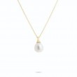 Africa Boules Gold and Pearl Pendant