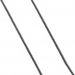 Box Chain Necklace in Darkened Stainless Steel, 2.7mm