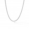 Wheat Chain Necklace in Sterling Silver, 2.5mm