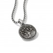 Tree of Life Amulet in Sterling Silver with Diamonds