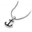 Maritime® Anchor Amulet with Black Onyx