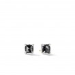 Petite Chatelaine® Stud Earrings in Sterling Silver with Black Onyx and Pave Diamonds