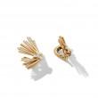 Angelika™ Flair Earrings in 18K Yellow Gold with Pave Diamonds
