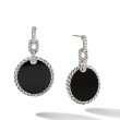 DY Elements® Convertible Drop Earrings in Sterling Silver with Black Onyx and Pave Diamonds