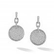 DY Elements® Convertible Drop Earrings in Sterling Silver with Pave Diamonds