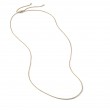 Box Chain Slider Necklace in 18K Yellow Gold, 1.7mm