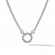 Cable Amulet Vehicle Box Chain Necklace in Sterling Silver, 2.7mm