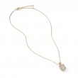 Chatelaine® Pendant Necklace in 18K Yellow Gold with Pavé Diamonds, 11mm