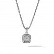Petite Albion® Pendant Necklace with Pave Diamonds