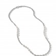DY Madison® Pearl Chain Necklace in Sterling Silver with Pearls, 8.5mm