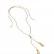 Angelika™ Tassel Necklace in 18K Yellow Gold with Pave Diamonds