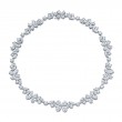 34.67 Carat Platinum Marquise-Cut, Pear Shape and Round Brilliant Diamond Necklace