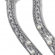 DY Madison® Pearl Multi Row Chain Necklace in Sterling Silver with Pearls