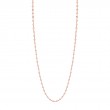 7 Carat Yellow Gold Round Brilliant Diamonds By the Yard Necklace