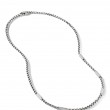 Streamline® Station Box Chain Necklace in Sterling Silver