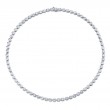 Oval Cut Diamond Necklace