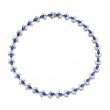 43.69 Carat Sapphire Diamond Deco Necklace