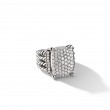 Wheaton® Ring in Sterling Silver with Pave Diamonds