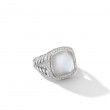 Albion® Ring with Rock Crystal and Diamonds