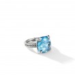 Chatelaine® Ring with Blue Topaz Diamonds 1 4mm