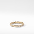 Pavé Petite Band Ring in 18K Yellow Gold with Diamonds, 2.8mm