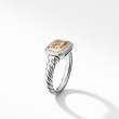 Novella Ring with Champagne Citrine, Pave Diamonds and 18K Rose Gold