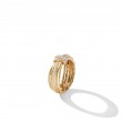Angelika™ Ring in 18K Yellow Gold with Pave Diamonds