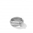 Angelika™ Ring in Sterling Silver with Pave Diamonds