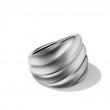 Cable Edge® Saddle Ring in Sterling Silver, 18.8mm