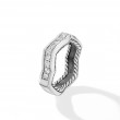 Zig Zag Stax™ Ring in Sterling Silver with Diamonds, 5mm