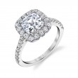 Cushion Cut Engagement Ring With Halo - Jacalyn
