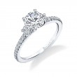Classic Three Stone Engagement Ring - Eloise