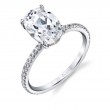 Oval Cut Classic Engagement Ring - Maryam