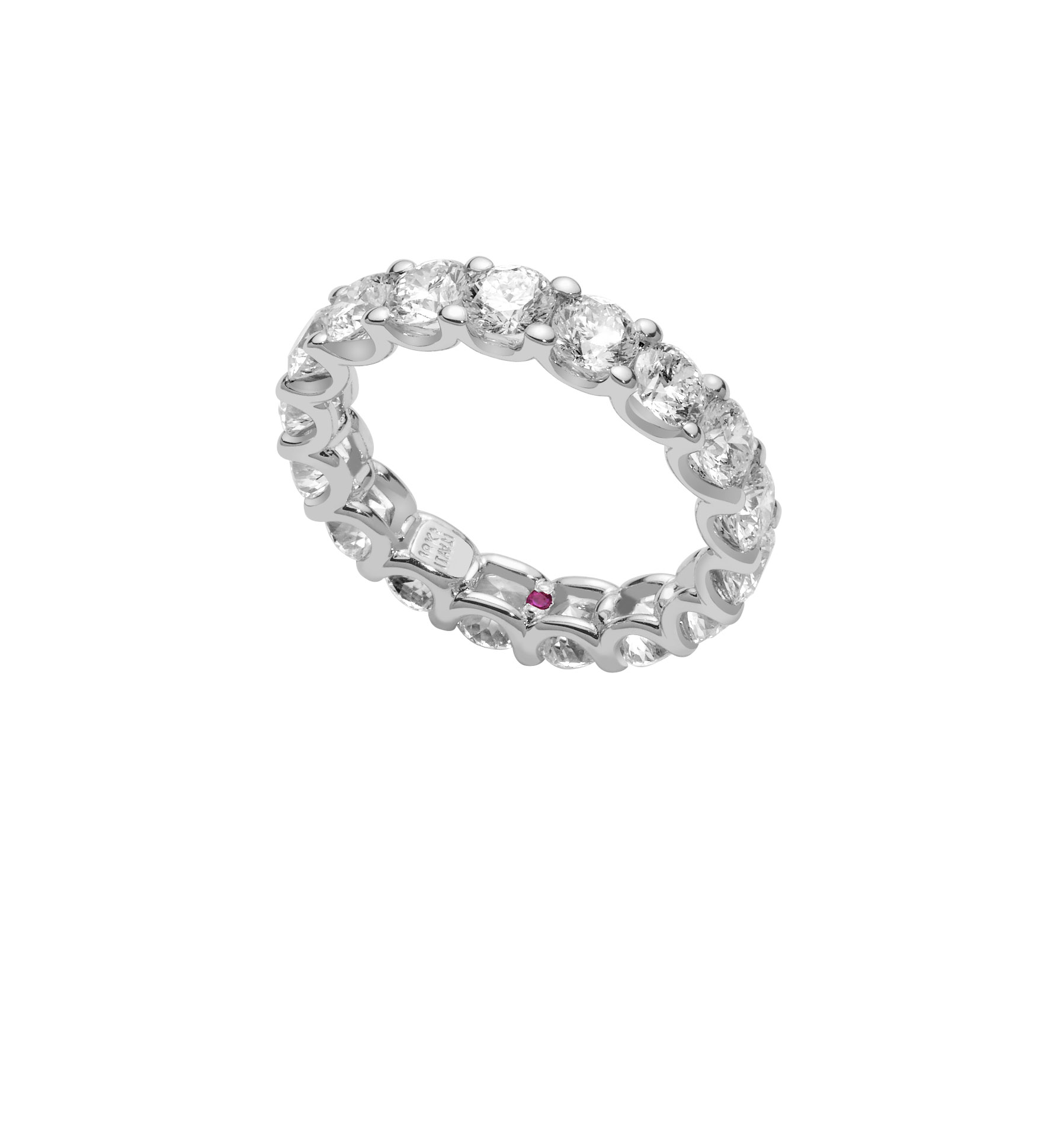 18k White Gold Classic Diamond Diamond Eternity Band - 0.25ct/each