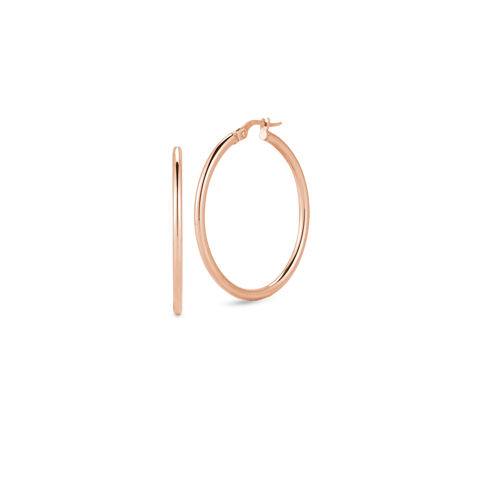 18k Rose Gold The Perfect Hoop® Medium Earrings