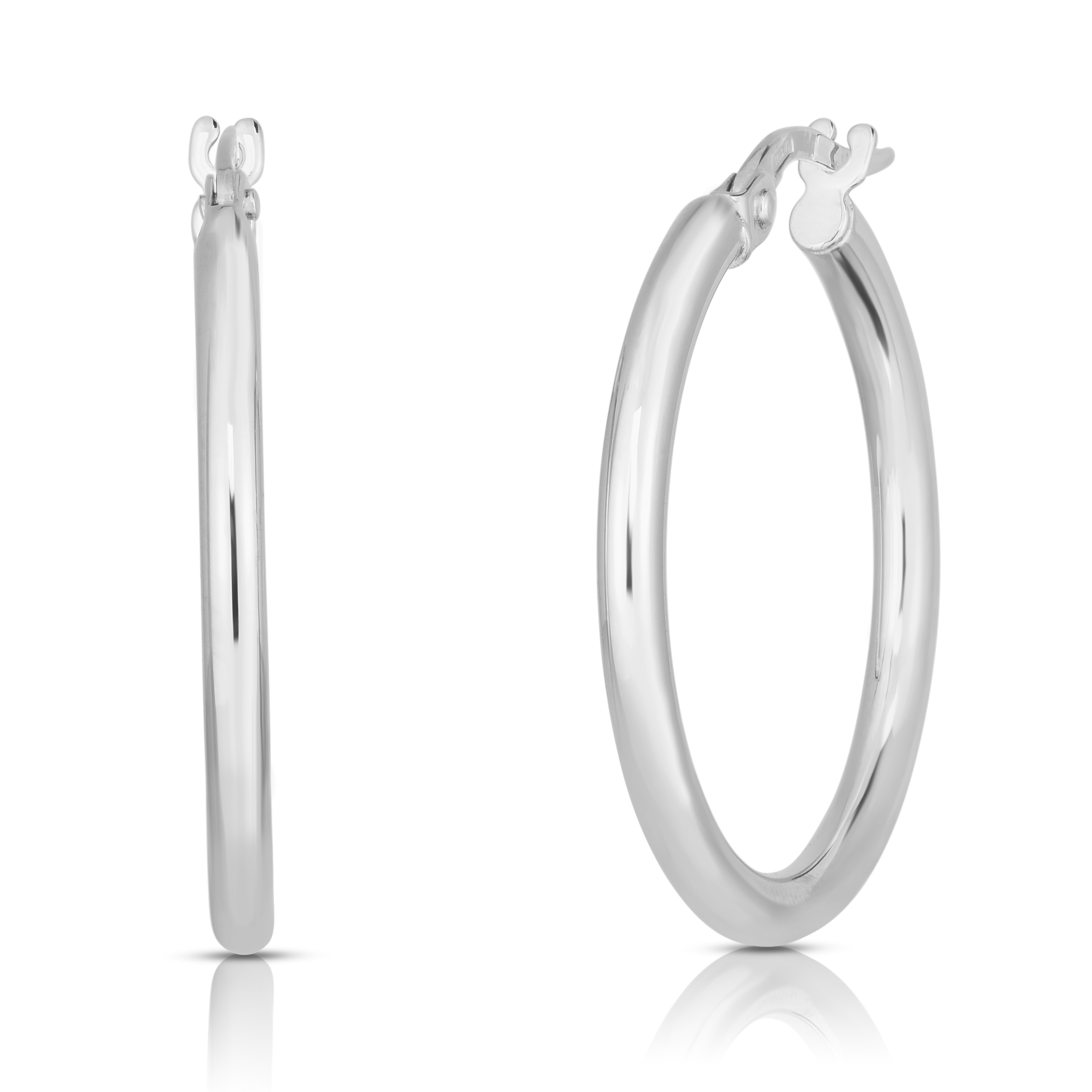 18k White Gold The Perfect Hoop® Small Earrings