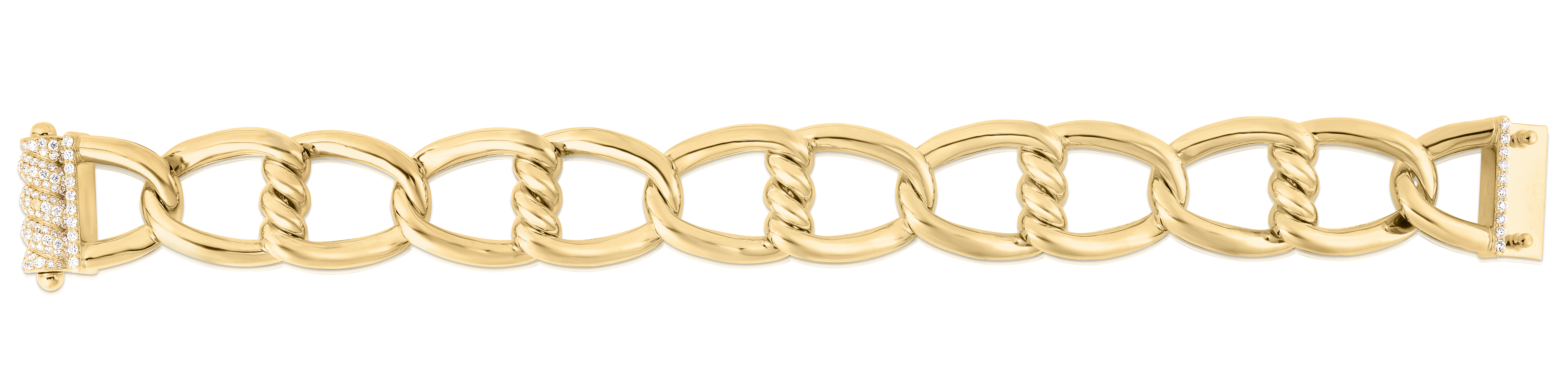 18k Yellow Gold Cialoma Diamond Accent Bracelet