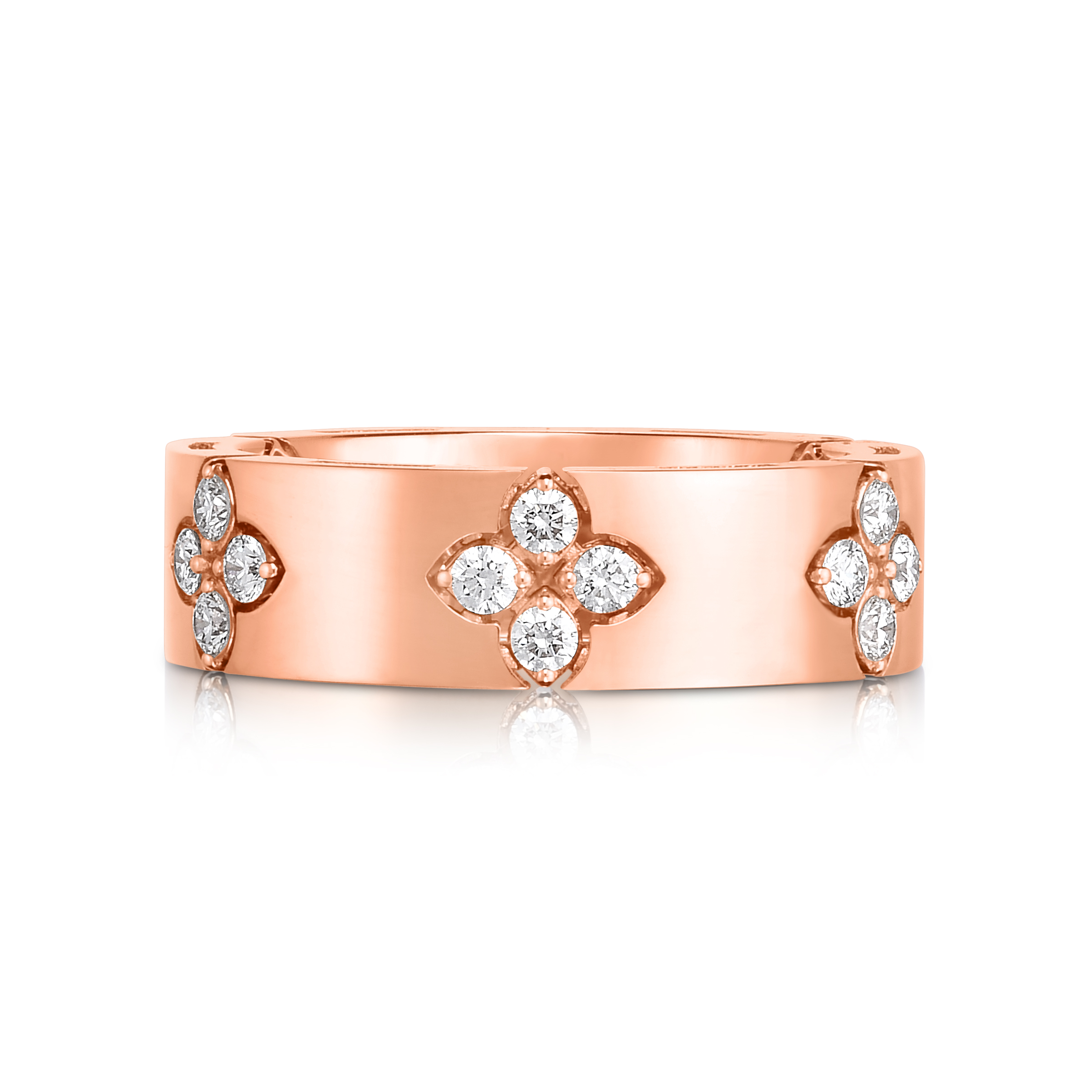 18k Rose Gold Love In Verona Medium Diamond Ring