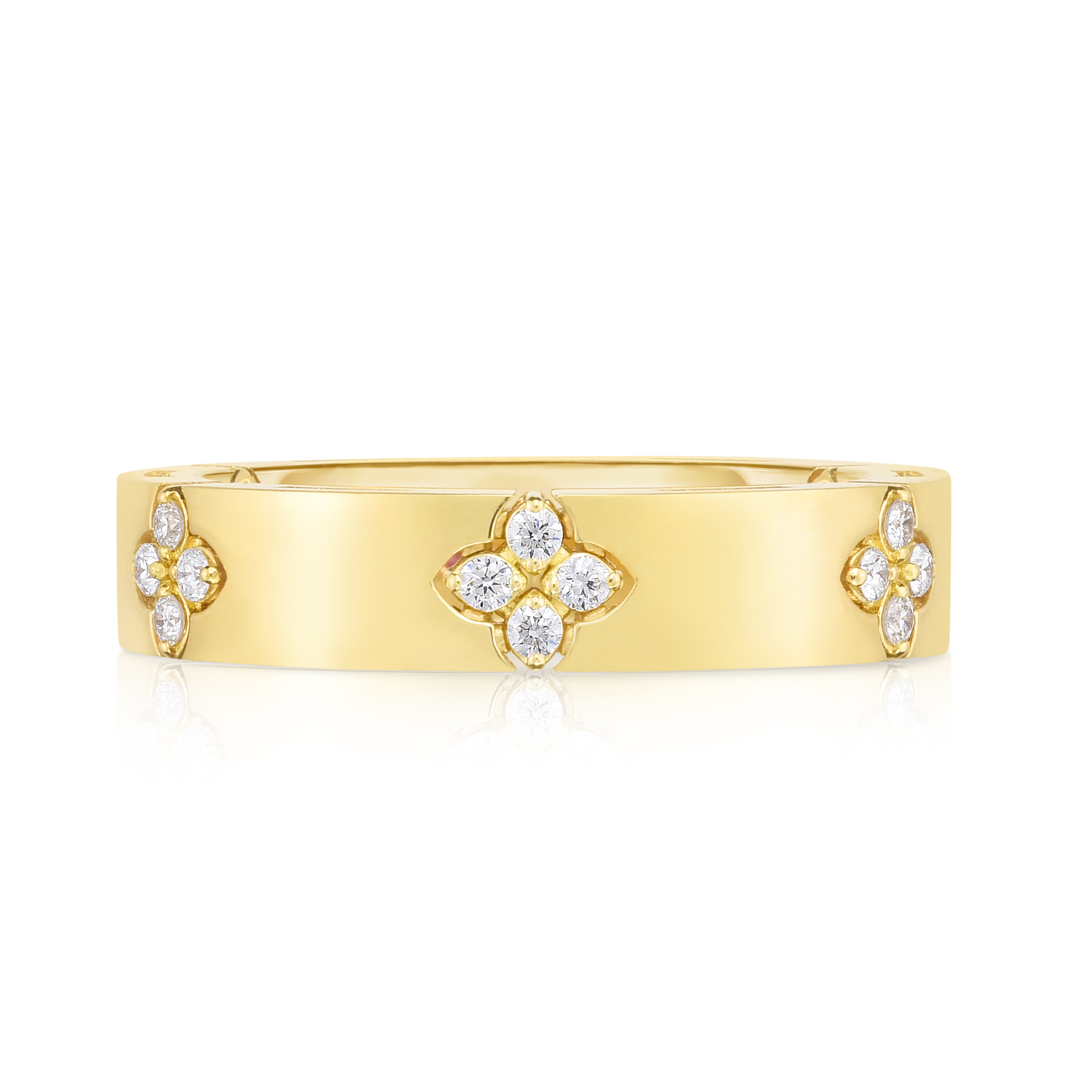 18k Yellow Gold Love In Verona Narrow Diamond Ring