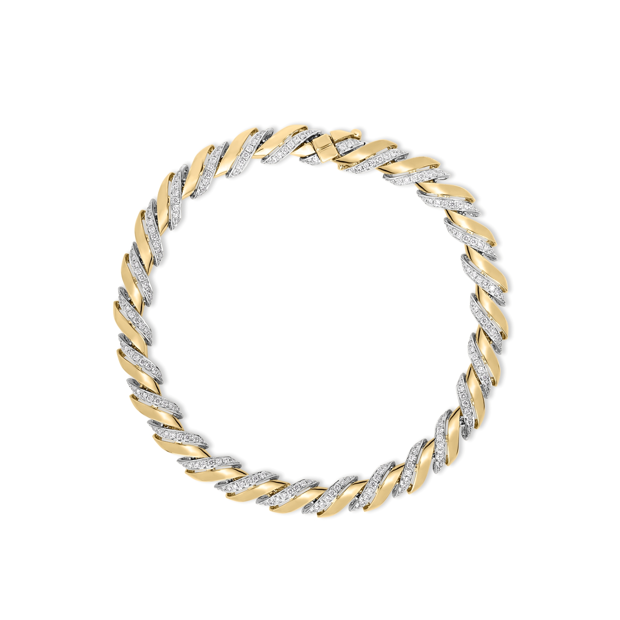 18k Yellow/white Gold San Marco Bracelet