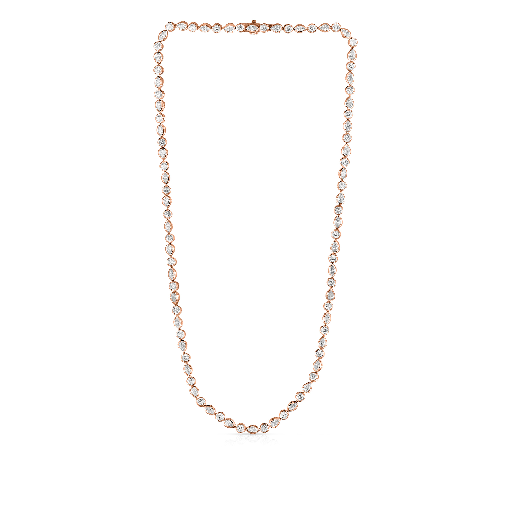 18k Rose Gold Dolce Diamond Necklace