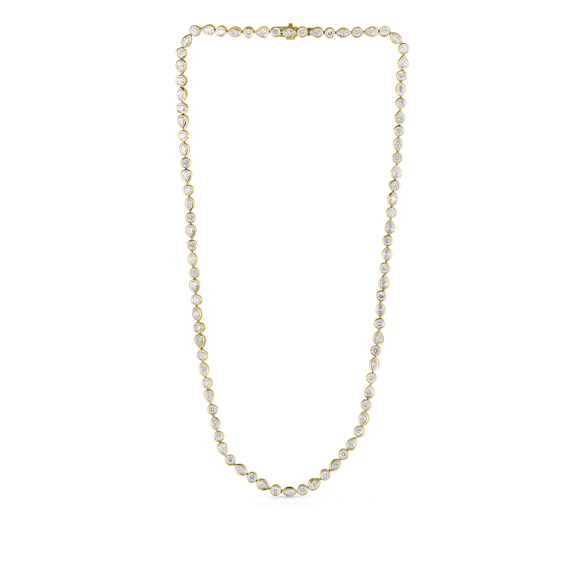 18k Yellow Gold Dolce Diamond Necklace