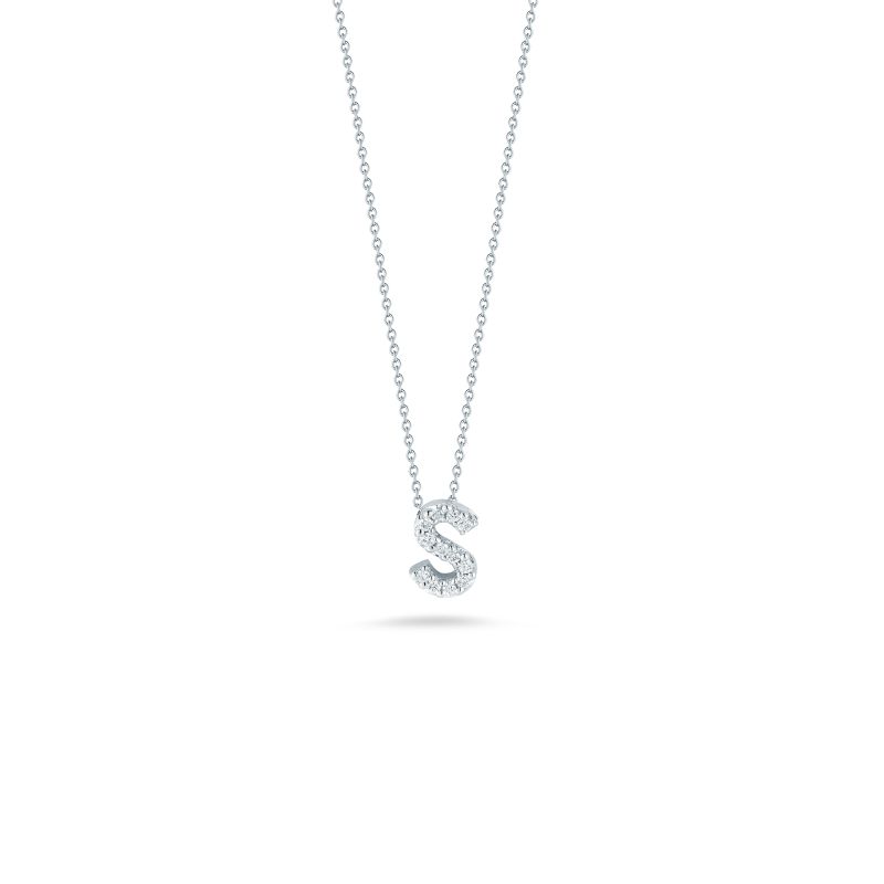 Diamond Love Letter "S" Necklace