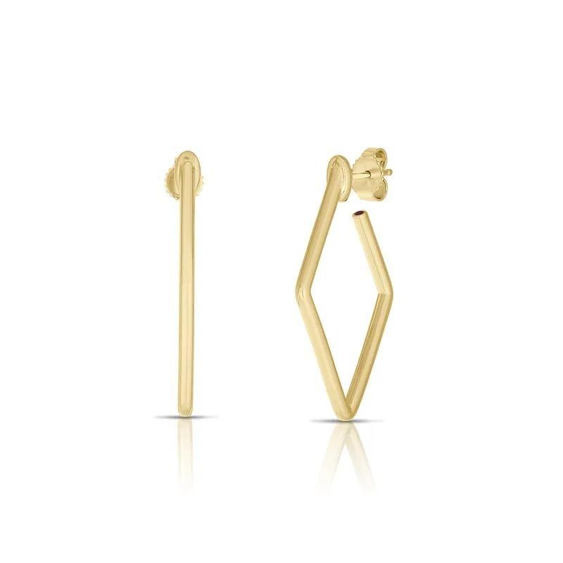 Roberto Coin Square Hoop Earrings