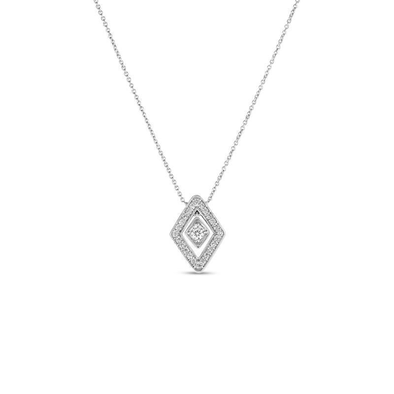 Roberto Coin Diamante Small Necklace with Diamonds