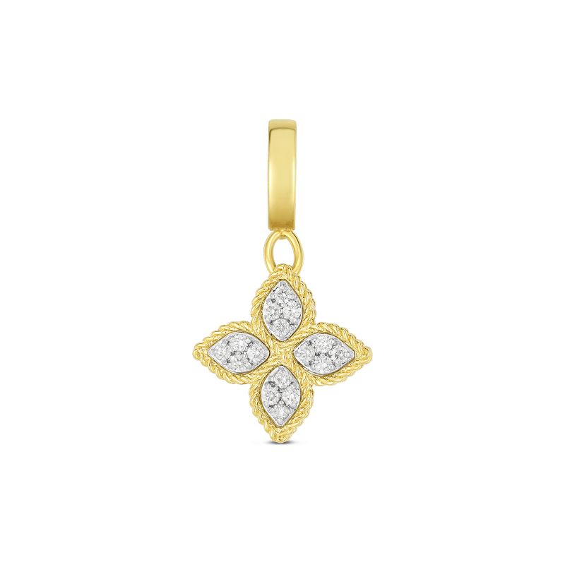 Roberto Coin 18K Gold & Diamond Princess Flower Charm